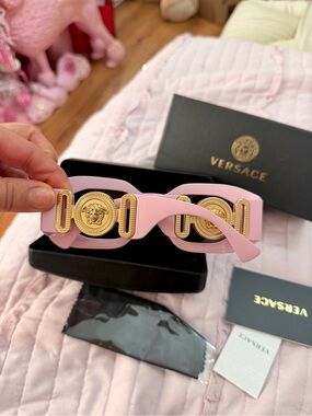 Authentic Versace Pink Rock Icon Sunglasses